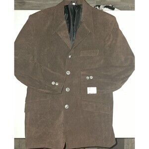 NEW Men's Coat Utility Workwear Moisture Control Lion Chocolate Size M Tall